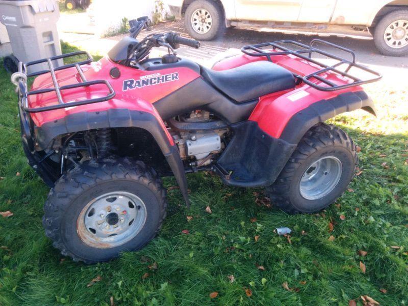 2001 HONDA 350 RANCHER 4X4