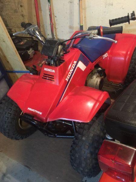 Wanted: Looking for honda trx70 for parts or possible full machine