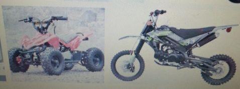 Wanted: Wanted Chinese atv/motorcycle