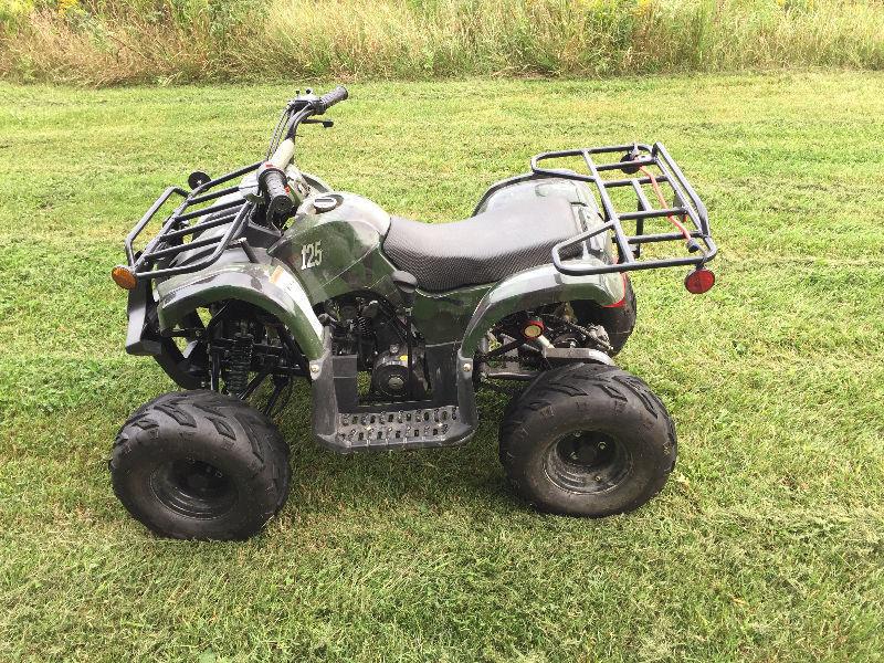 125cc Youth ATV (Green Camo)