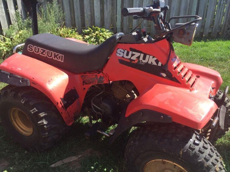 2 Suzuki 230s ATV