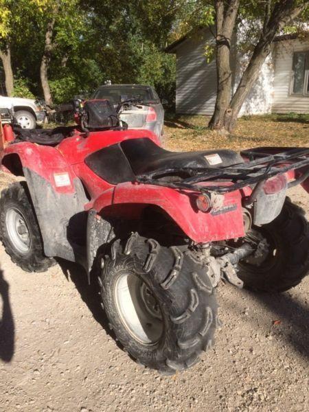 Wanted: 2013 Honda Foreman