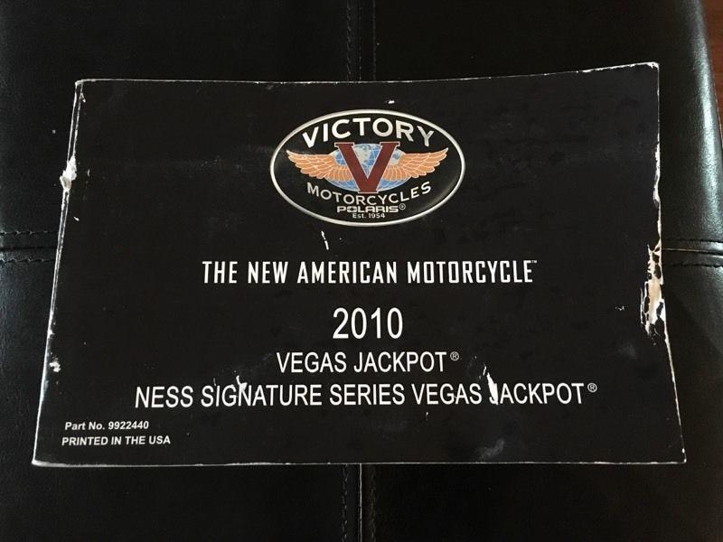 Victory Vegas Jackpot Owners manual