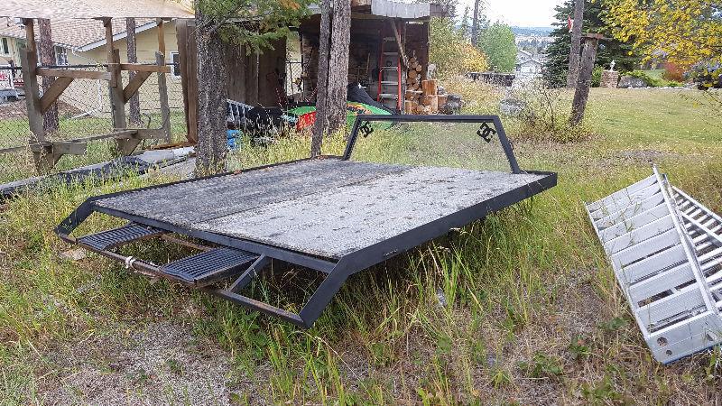 Steel Sled Deck with ramp. Led lighting