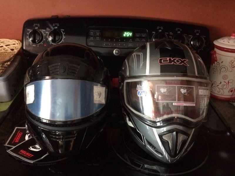 New snowmobile helmets