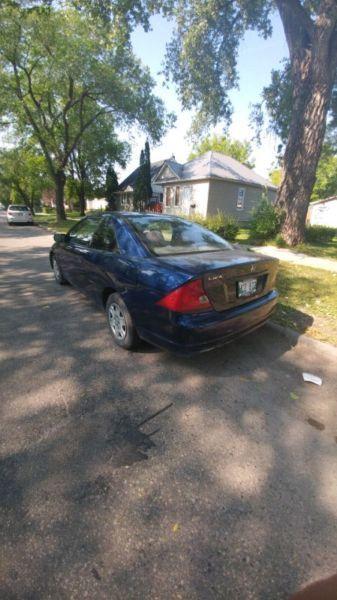 2003 honda civic trade for sled