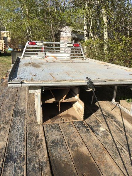 Aluminum Sled/ATV Deck for Long Box Truck