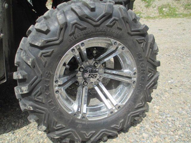 4-SS Alloy Chrome finish ATV wheels & Bighorn Maxxis tires